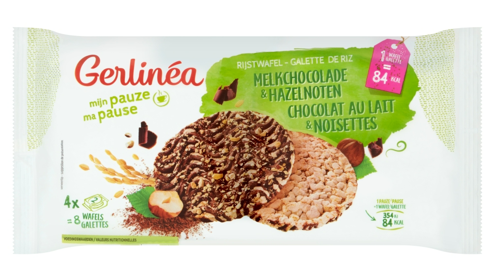 Gerlinéa Rijstwafel Chocolade Hazelnoot afbeelding