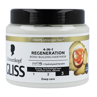 Schwarzkopf Gliss Kur 4-in-1 Regeneration Bond-Building Hair Mask 400ML