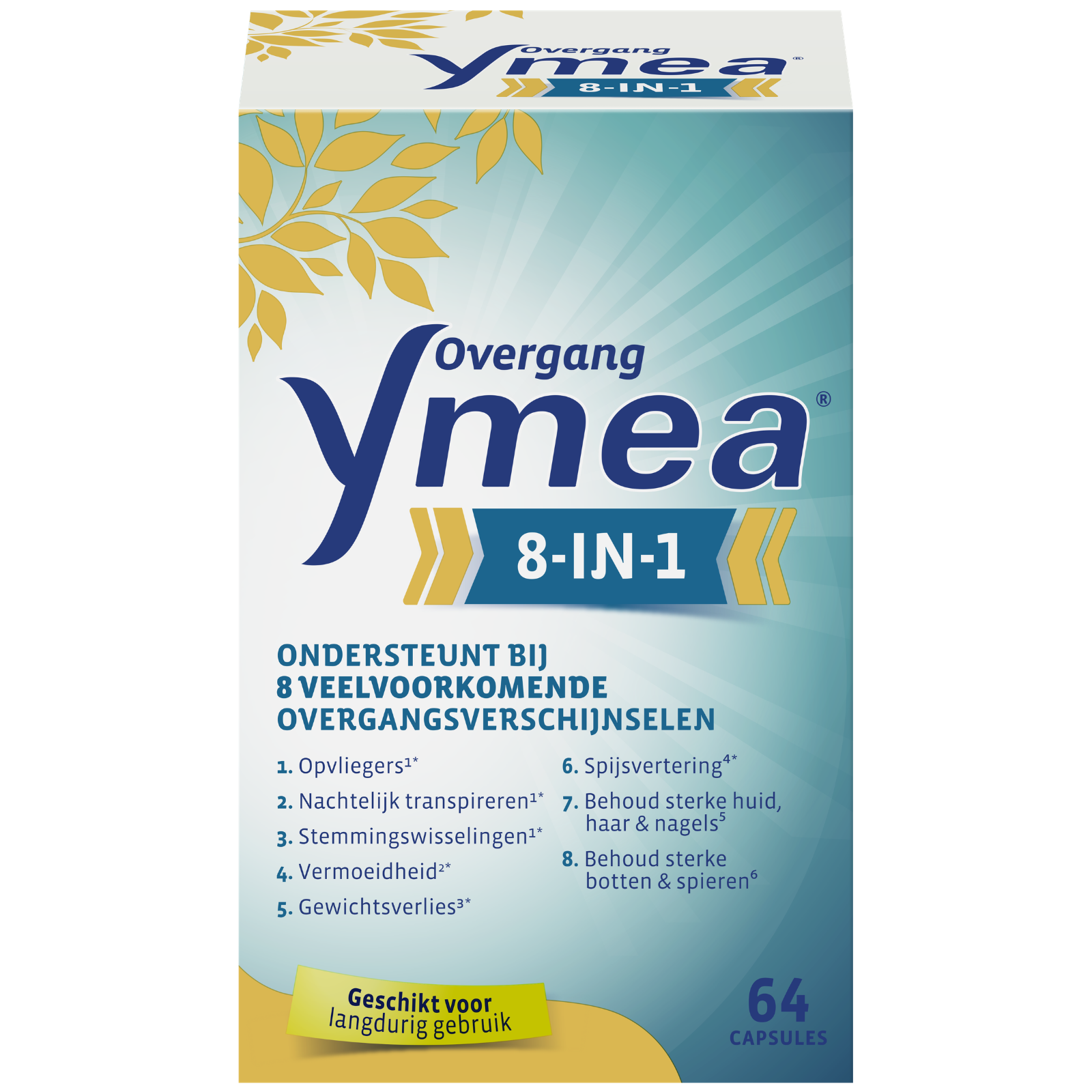 Ymea Overgang 8-in-1 Capsules 64CP