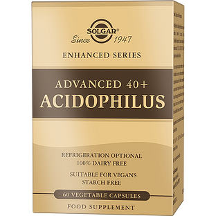 Solgar Advanced 40+ Acidophilus Capsules 60VCP