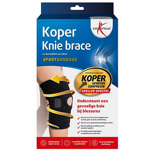 Lucovitaal Koper Knie Brace Sprotbandage 1ST