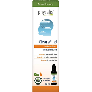Physalis Clear Mind Pocket Roll-On Concentration 10ML