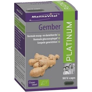 MannaVital Gember Platinum Capsules 90VCP
