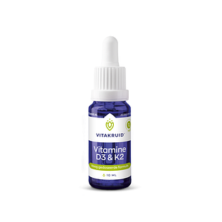 Vitakruid Vitamine D3 & K2 (MenaQ7®) met druppelpipet 10ML