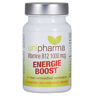 Unipharma Vitamine B12 1000mcg Energie Boost 90KTB