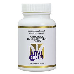 Vital Cell Life Beta-Caroteen 35mg Capsules 100CP Vital Cell Life Beta-Caroteen 35mg Capsules 100CP