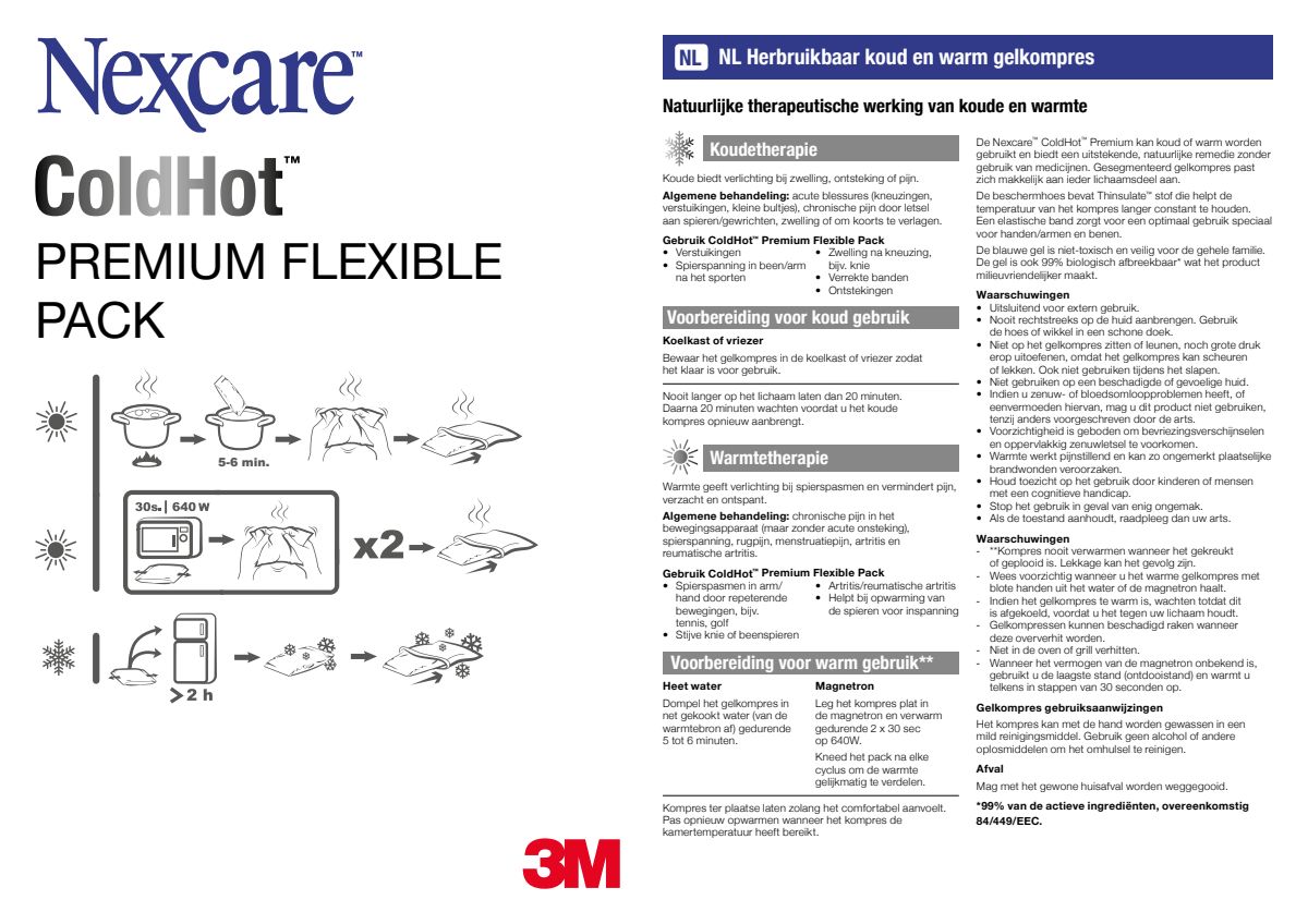 ColdHot Therapy Pack Flexible afbeelding van document #1, instructions
