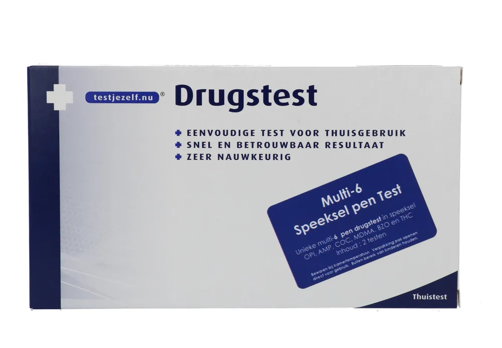 Testjezelf.nu Drugstest Multi-6 Speeksel Pen Test kopen