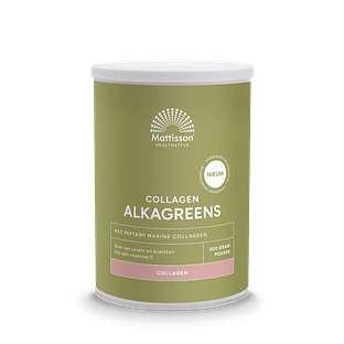 Mattisson HealthStyle AlkaGreens Collageen Poeder 300GR Mattisson HealthStyle AlkaGreens Collageen Poeder 300GR