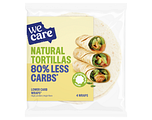 WeCare Low Carb Natural Tortillas 160GR