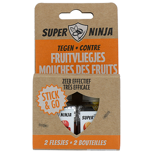 Super Ninja Fruitvlieg Vanger 2ST