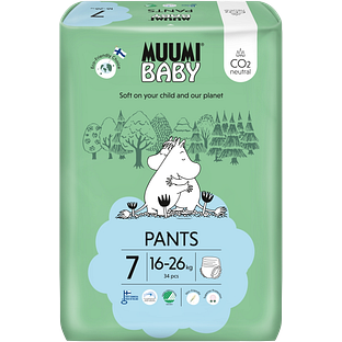 Moomin Baby Ecologische Luierbroekjes 7 Extra XL 34ST