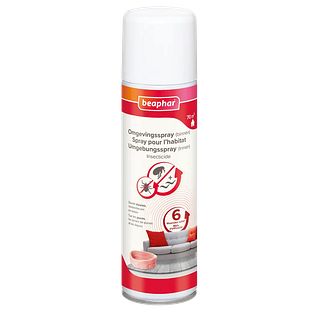 Beaphar Omgevingsspray Vlooien, Vlooienlarven en Teken 250ML
