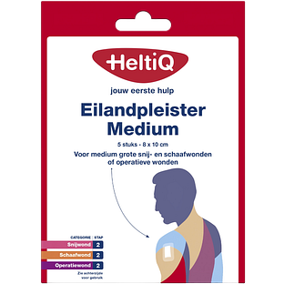 HeltiQ Eilandpleister Medium 5ST HeltiQ Eilandpleister Medium 5ST