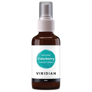 Viridian Organic Elderberry Throat Spray 50ML