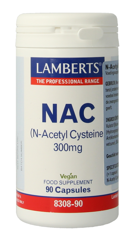 Lamberts N-Acetyl Cysteïne (NAC) Capsules 90CP