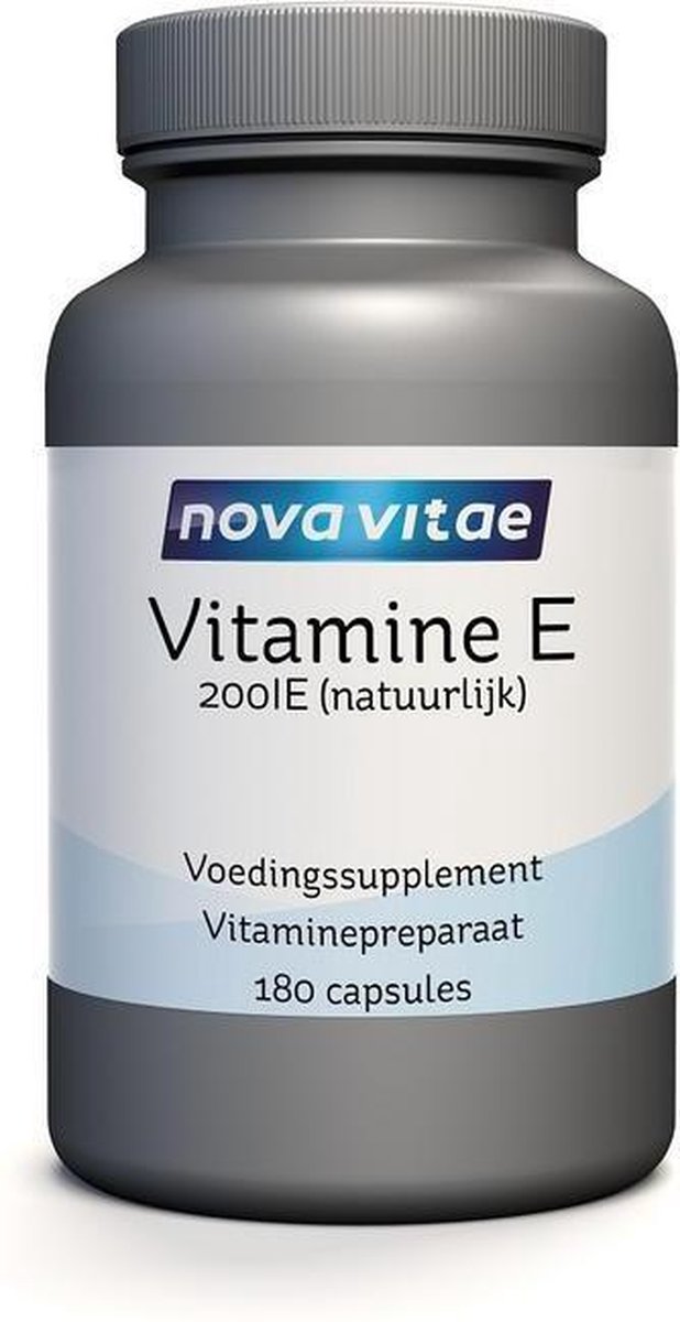 Nova Vitae Vitamine E 200iu Capsules afbeelding 1