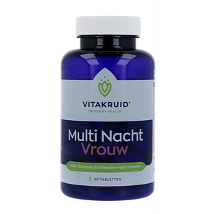 Vitakruid Multi Nacht Vrouw 100% Vegan 90TB