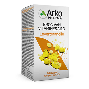 Arkocaps Levertraanolie Capsules 60CP