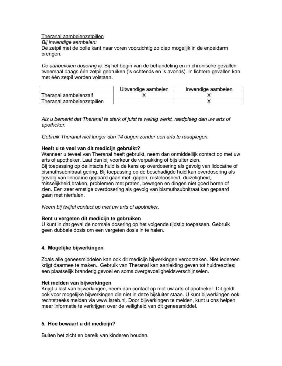 Aambeienzalf afbeelding van document #3, leaflet