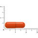 Vitakruid Q10 Ubiquinol 50 mg & Omega 3 450 TG Capsules 60CP grootte van capsule