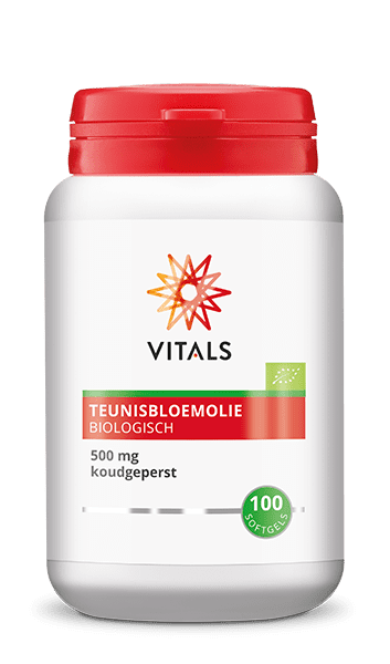 Vitals Teunisbloemolie Biologisch Softgels 100ST