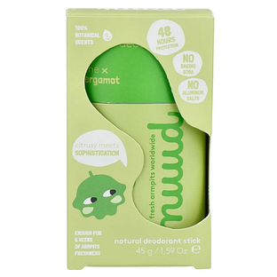 Nuud Natural Lime & Bergamot Deodorant Stick 45ML Nuud Natural Lime & Bergamot Deodorant Stick 45ML