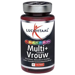 Lucovitaal Multi+ Compleet Vrouw Tabletten 40TB