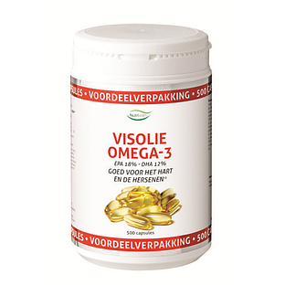 Nutrivian Visolie Omega 3 Voordeelverpakking Capsules 500CP