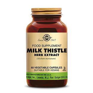 Solgar Milk Thistle Herb Extract (Mariadistel) Capsules 60VCP Solgar Milk Thistle Herb Extract (Mariadistel) Capsules 60VCP