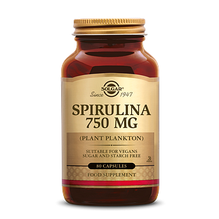 Solgar Spirulina (Alg) 750 mg Capsules 80VCP