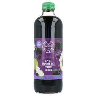 Your Organic Nature Appel Zwarte Bes Diksap 400ML