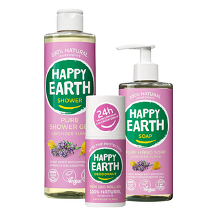 Happy Earth Lavender Ylang Combi Pack 3 Stuks
