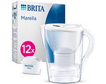 Brita Marella Waterfilterkan Wit + 12 Maxtra Filterpatronen 2,4LT Brita Marella Waterfilterkan Wit + 12 Maxtra Filterpatronen 2,4LT