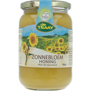 De Traay Zonnebloemhoning 900GR De Traay Zonnebloemhoning 900GR