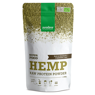 Purasana Vegan Hemp Protein Raw Powder 200GR