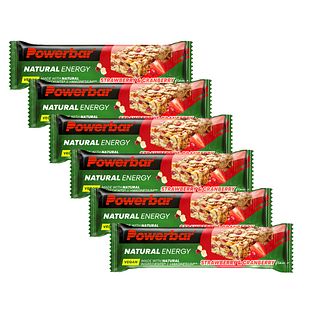Powerbar Natural Energy Cereal Bar Strawberry en Cranberry Voordeelverpakking 6x40GR
