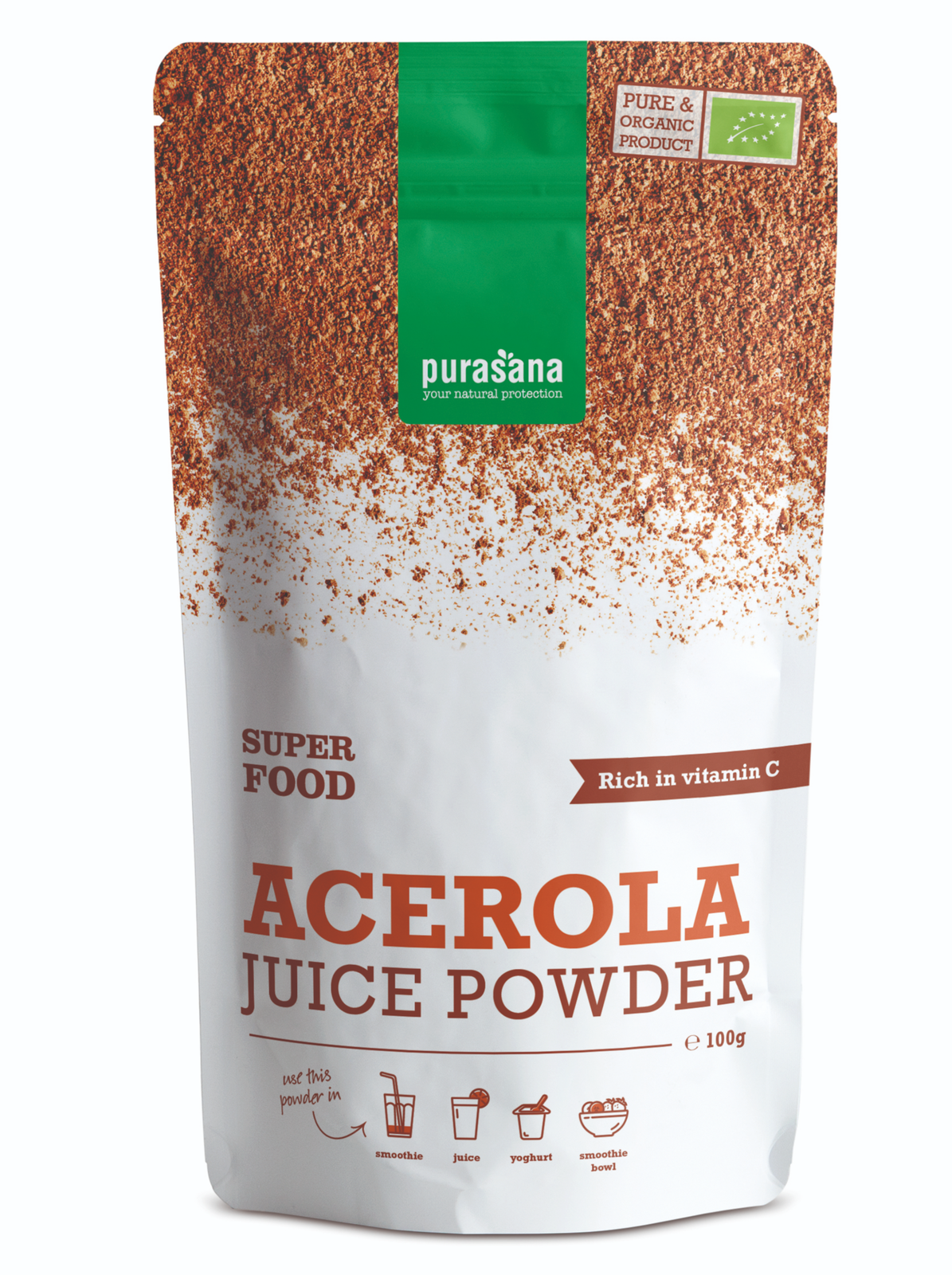 Purasana Vegan Acerola Juice Powder Purasana Vegan Acerola Juice Powder