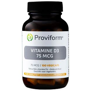 Proviform Vitamine D3 75mcg Vegicaps 100VCP