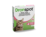 Dronspot 60mg/15mg Spot On Ontwormingsmiddel Voor Middelgrote Katten Pipet 2ST