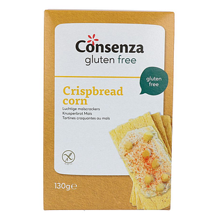 Consenza Glutenvrije Luchtige Maiscrackers 130GR