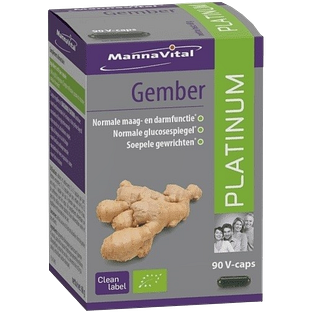 MannaVital Gember Platinum Capsules 90VCP