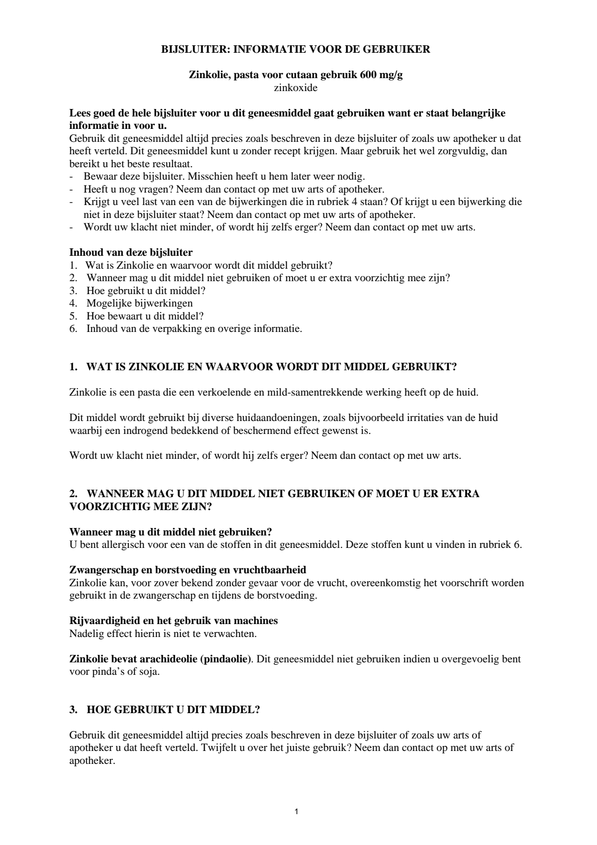 Zinkolie afbeelding van document #1, leaflet