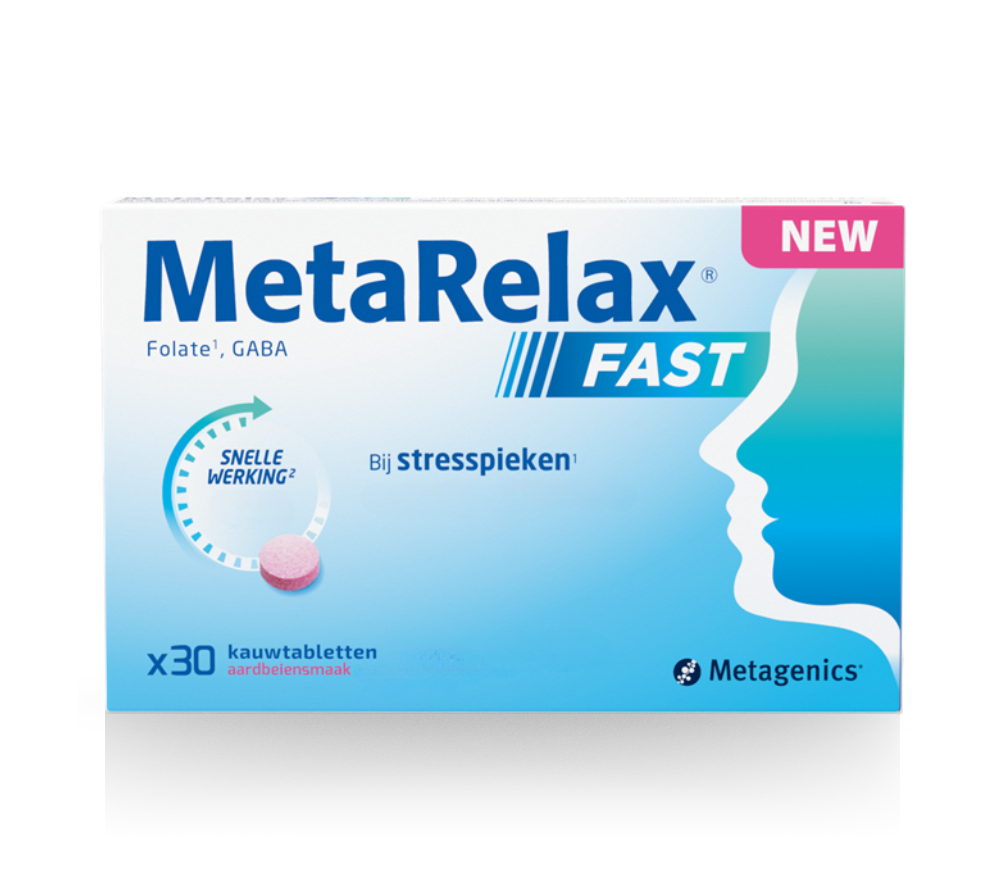 Metagenics MetaRelax Fast Kauwtabletten