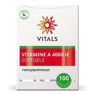 Vitals Vitamine A 4000ie Softgels 100SG