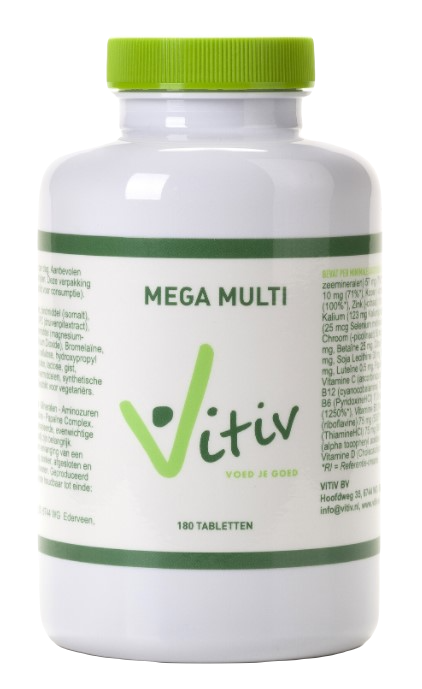 Vitiv Mega Multi Tabletten 180TB