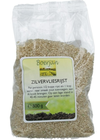 Boerjan Zilvervliesrijst afbeelding