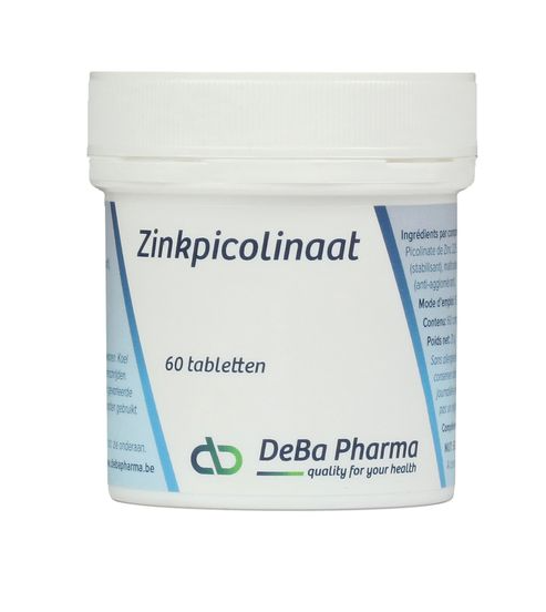 DeBa Pharma Zinkpicolinaat Tabletten 60TB