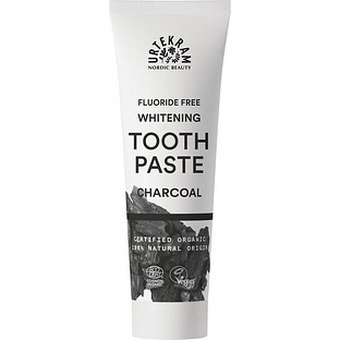 Urtekram Fluoride Free Whitening Tooth Paste Charcoal 75ML