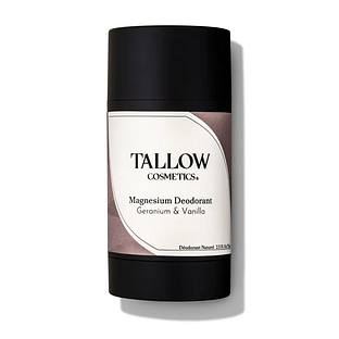 Tallow Cosmetics Magnesium Deodorant Geranium & Vanilla 75ML